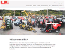 Tablet Screenshot of lpe.se